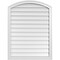 Ekena Millwork Arch Top Surface Mount PVC Gable Vent: Functional, w/ 2"W x 1-1/2"P Brickmould Frame, 30"W x 40"H GVPAR30X4002SF - alternate 1